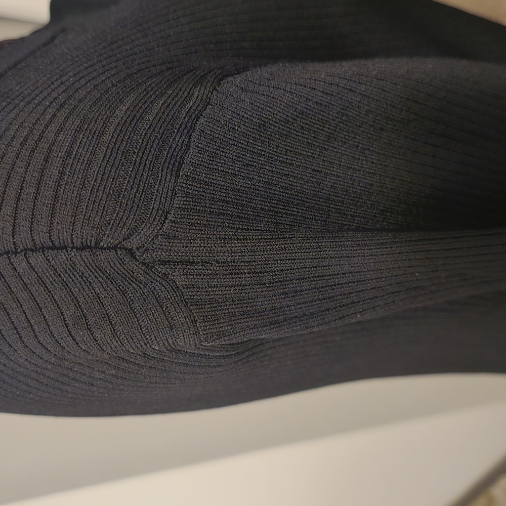 ELOQUII NWOT Black Ribbed Cardigan Sweater SZ 14/16 - Picture 7 of 10